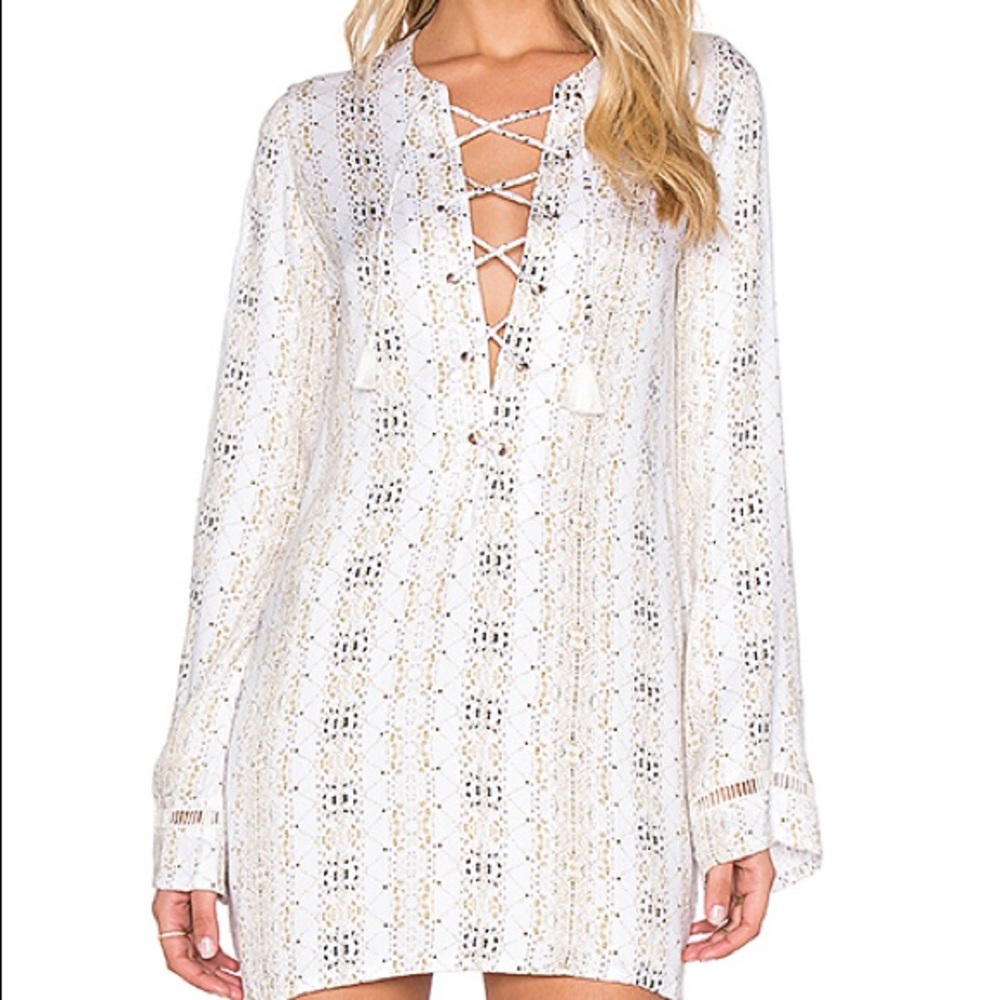 Faithful The Brand Roman Dress in Oasis